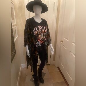 One-of-a-kind Custom Poncho starring Falling in Reverse